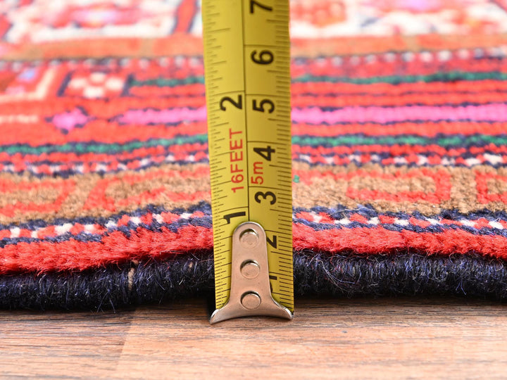 2'8" x 6'6" New Hand Knotted Ivory Wool Runner Oriental Rug - MOA1021875