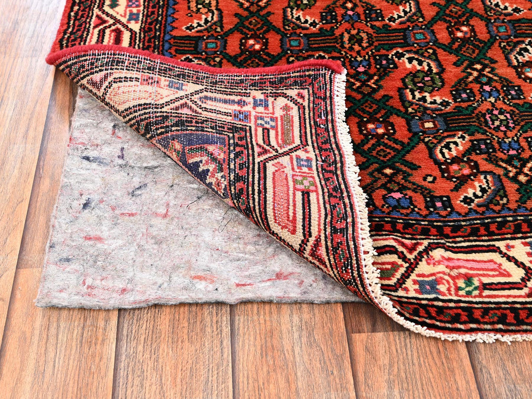 2'5" x 6'0" New Hand Knotted Orange Wool Runner Oriental Rug - MOA1021877