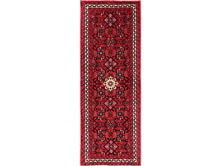 2'3" x 6'2" New Hand Knotted Red Wool Runner Oriental Rug - MOA1021878