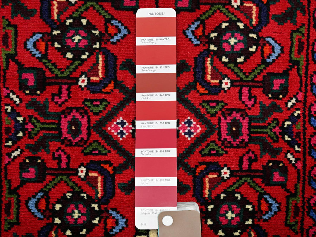 2'3" x 6'2" New Hand Knotted Red Wool Runner Oriental Rug - MOA1021878