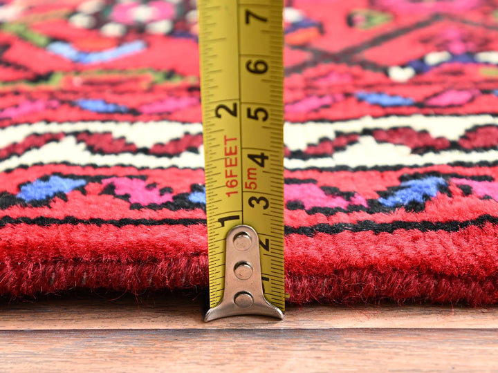 2'3" x 6'2" New Hand Knotted Red Wool Runner Oriental Rug - MOA1021878