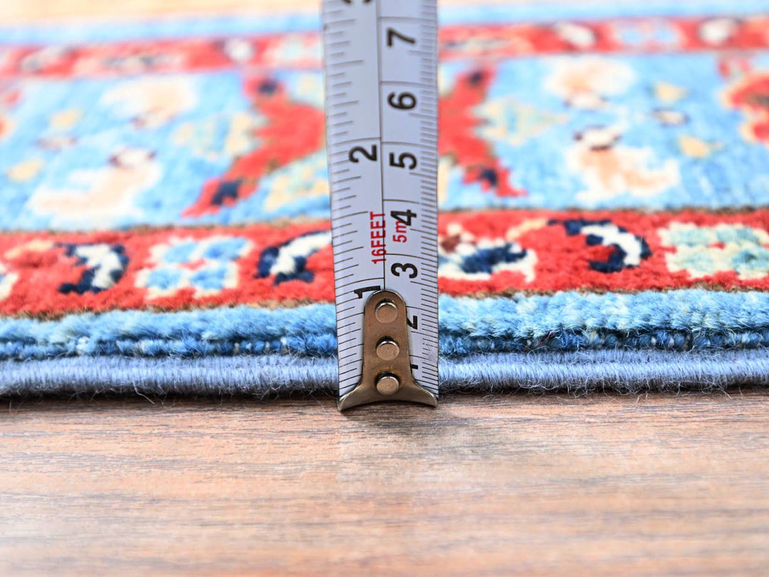 2'9" x 17'5" New Hand Knotted Orange Wool Runner Oriental Rug - MOA102187