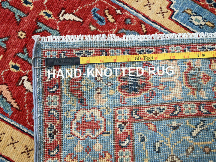 2'9" x 17'5" New Hand Knotted Orange Wool Runner Oriental Rug - MOA102187