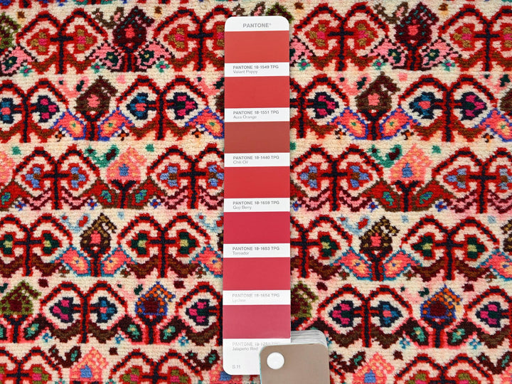 2'4" x 6'4" New Hand Knotted Ivory Wool Runner Oriental Rug - MOA1021884