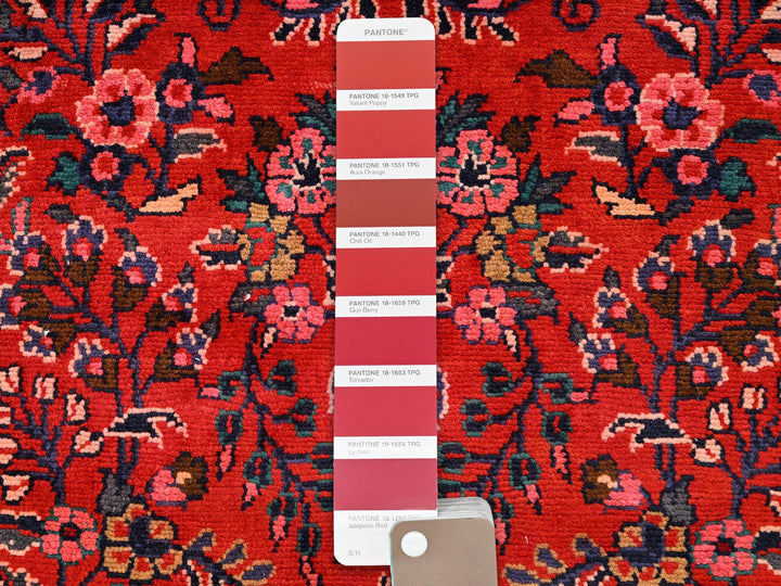 2'8" x 6'8" New Hand Knotted Red Wool Runner Oriental Rug - MOA1021885