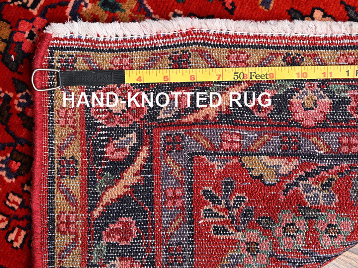 2'8" x 6'8" New Hand Knotted Red Wool Runner Oriental Rug - MOA1021885