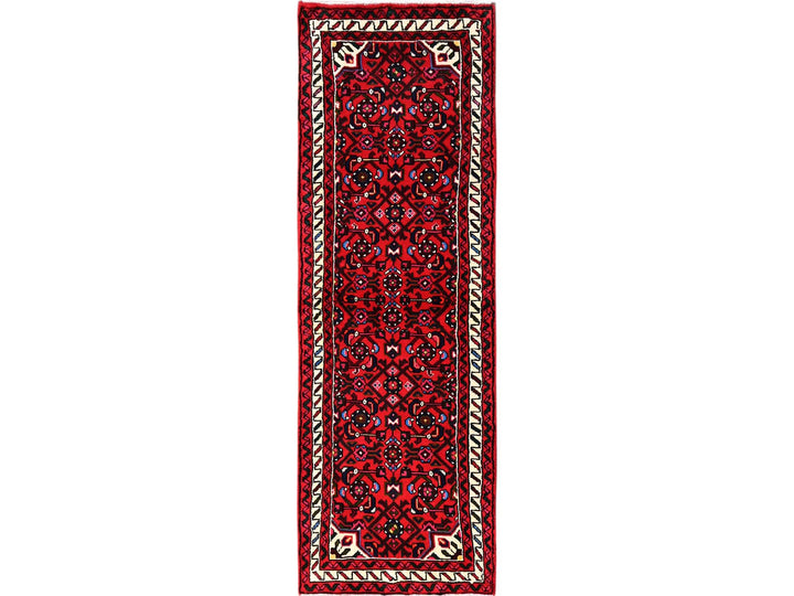 2'2" x 6'6" New Hand Knotted Red Wool Runner Oriental Rug - MOA1021886