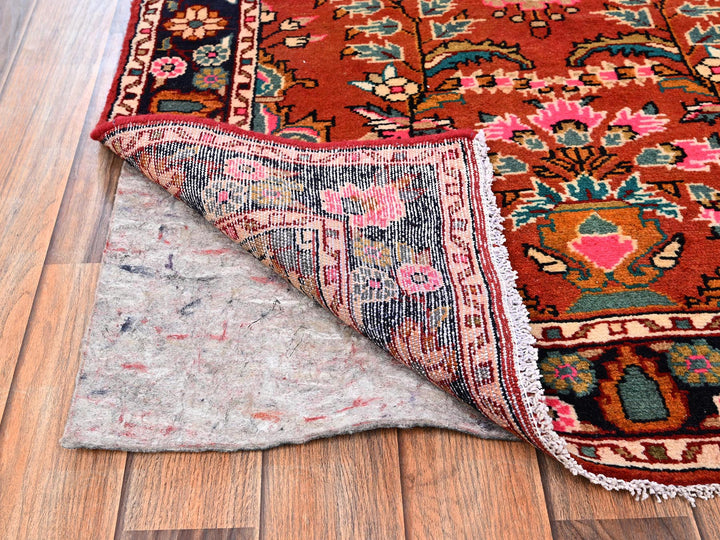 3'0" x 9'4" New Hand Knotted Red Wool Runner Oriental Rug - MOA1021888