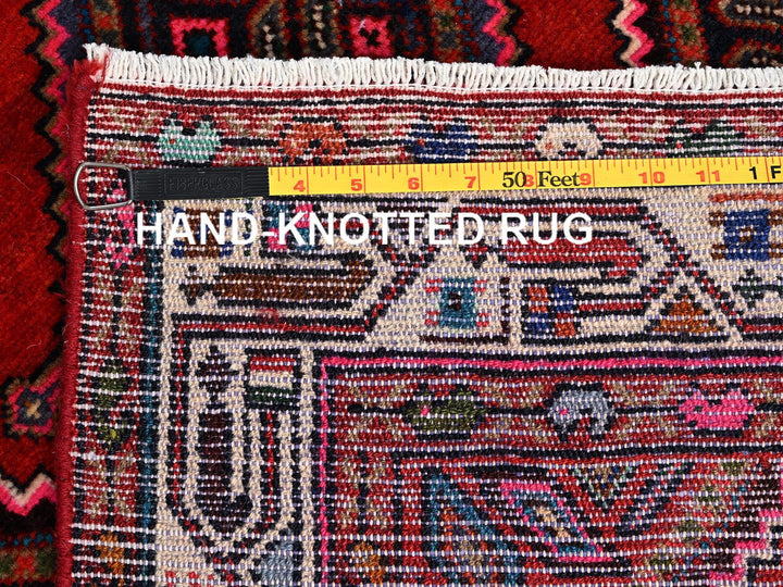 2'6" x 9'5" New Hand Knotted Red Wool Runner Oriental Rug - MOA1021889