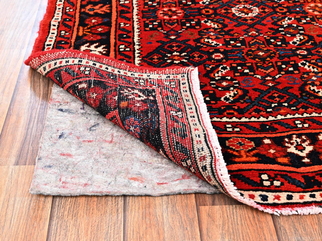 2'9" x 13'8" New Hand Knotted Red Wool Runner Oriental Rug - MOA1021890