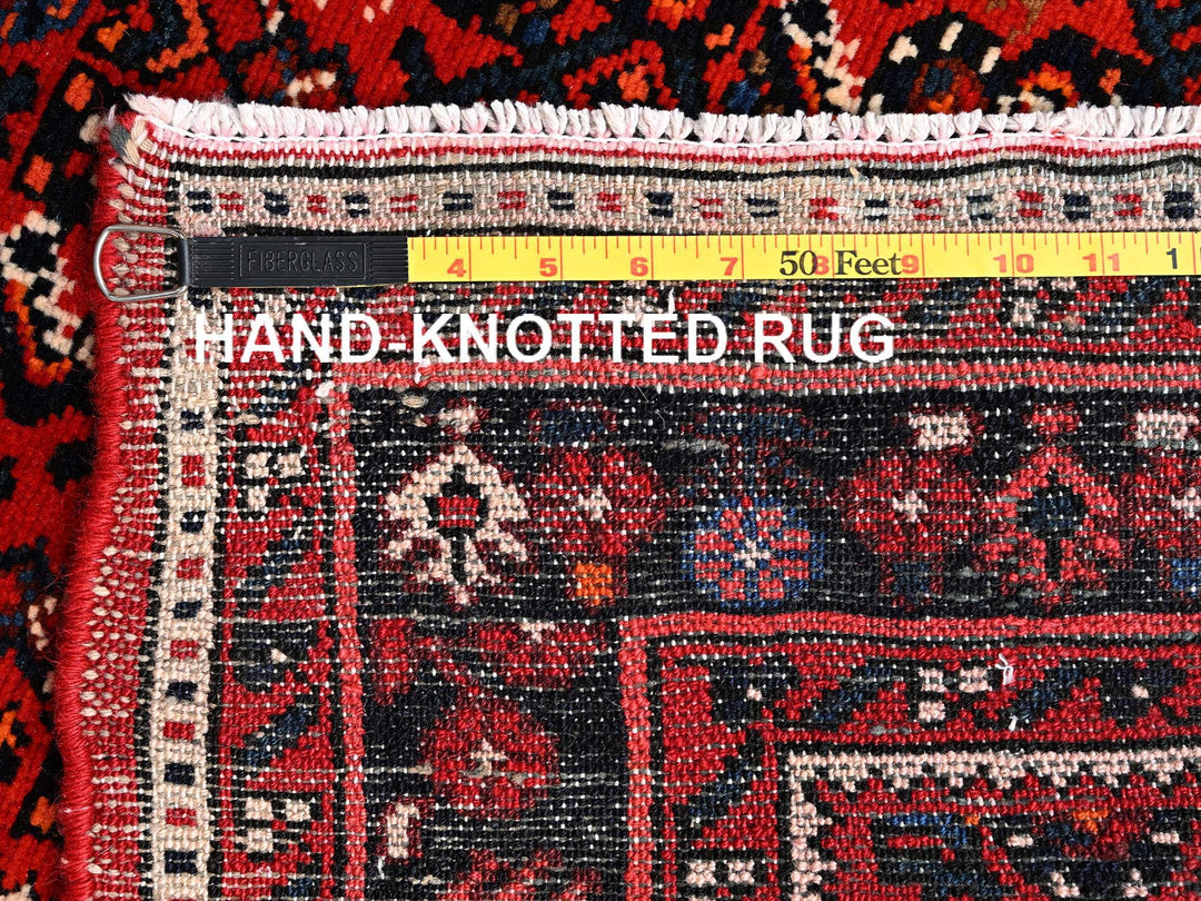 2'9" x 13'8" New Hand Knotted Red Wool Runner Oriental Rug - MOA1021890