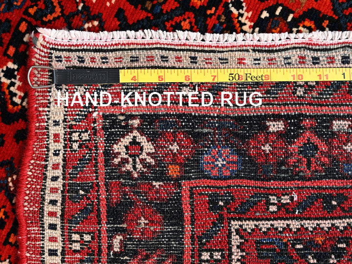 2'9" x 13'8" New Hand Knotted Red Wool Runner Oriental Rug - MOA1021890