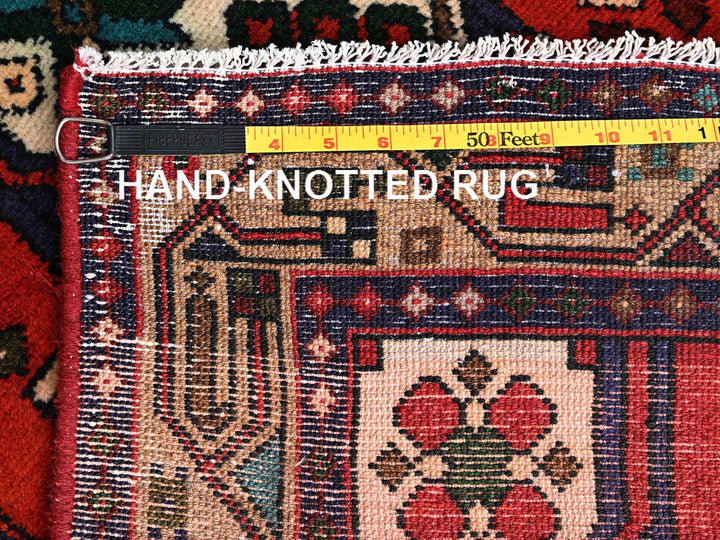 2'6" x 9'6" New Hand Knotted Red Wool Runner Oriental Rug - MOA1021893