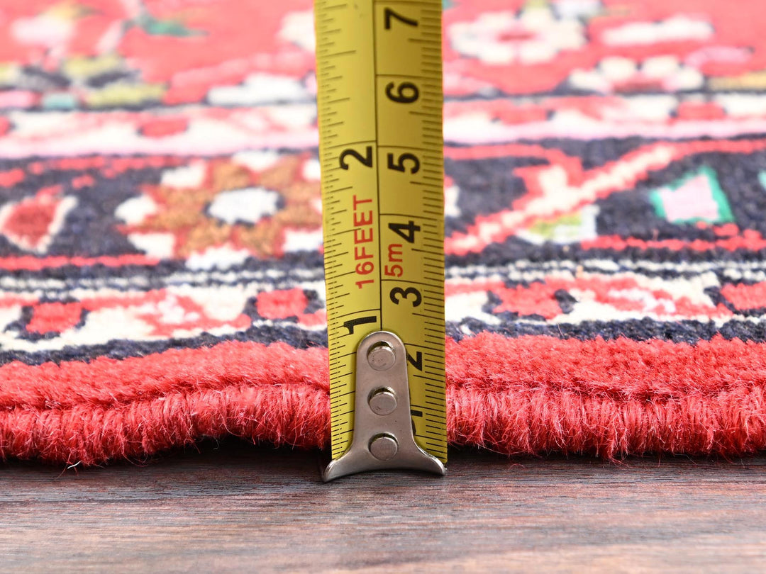 2'9" x 9'4" New Hand Knotted Red Wool Runner Oriental Rug - MOA1021898