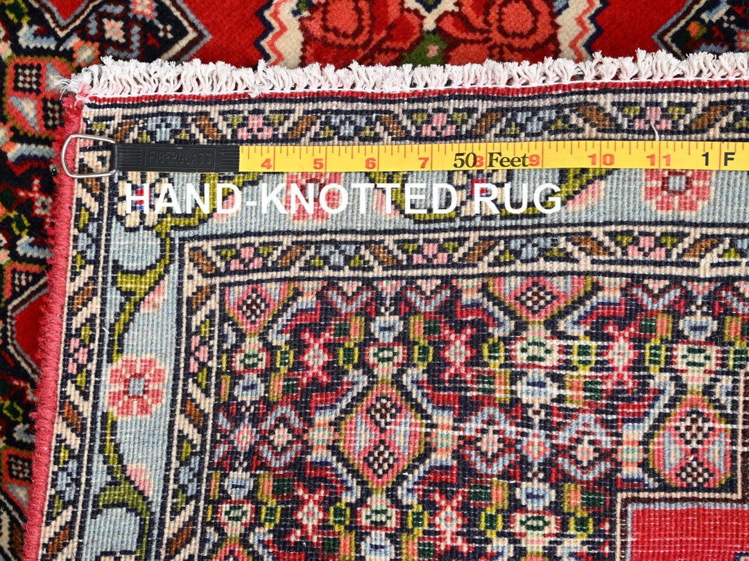 2'5" x 8'5" New Hand Knotted Red Wool Runner Oriental Rug - MOA1021899