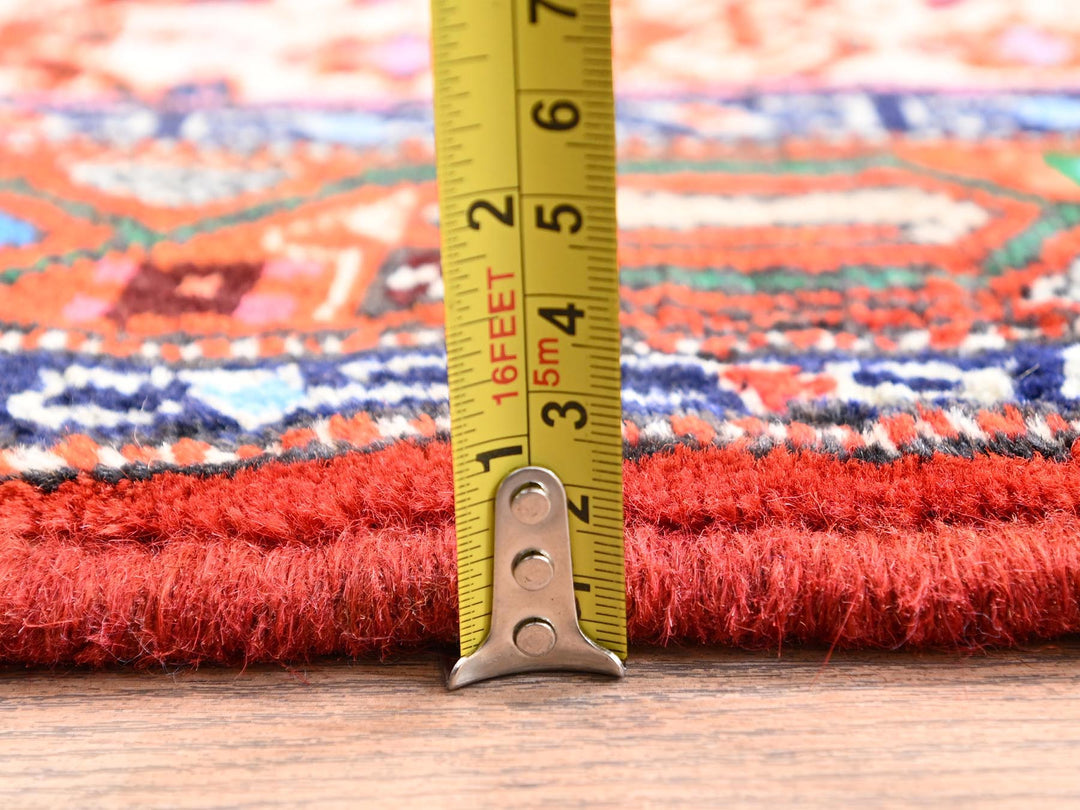 2'11" x 6'4" New Hand Knotted Ivory Wool Runner Oriental Rug - MOA1021900