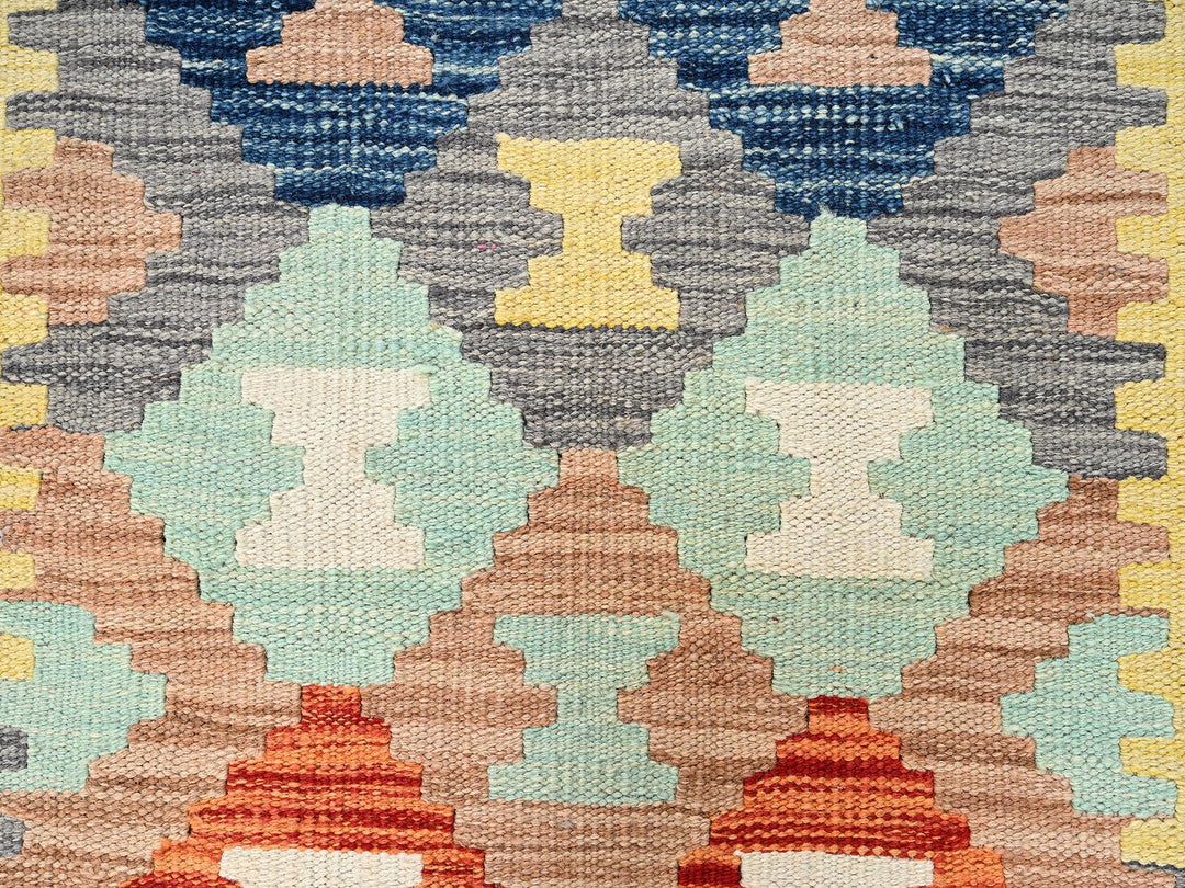 2'7" x 8'0" New Hand Woven Multicolored Wool Runner Oriental Rug - MOA1021922