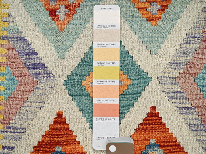 2'8" x 8'0" New Hand Woven Multicolored Wool Runner Oriental Rug - MOA1021923