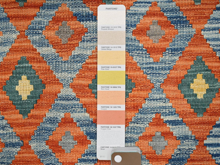 2'8" x 8'1" New Hand Woven Multicolored Wool Runner Oriental Rug - MOA1021927