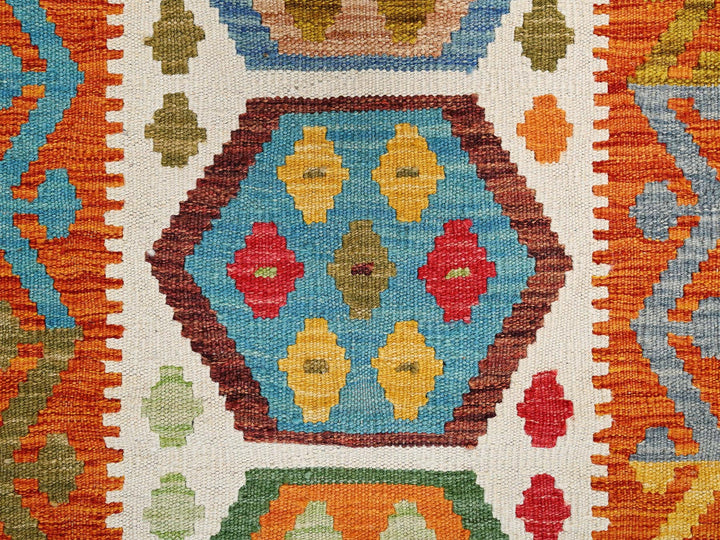 1'10" x 6'1" New Hand Woven Multicolored Wool Runner Oriental Rug - MOA1021930