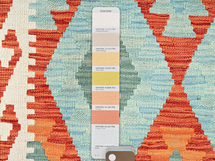 2'7" x 9'8" New Hand Woven Multicolored Wool Runner Oriental Rug - MOA1021953
