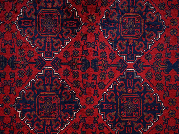 8'5" x 11'2" New Hand Knotted Red Wool Rectangle Oriental Rug - MOA1021970