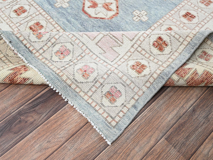 9'10" x 13'5" New Hand Knotted Pink Wool Rectangle Oriental Rug - MOA1021972