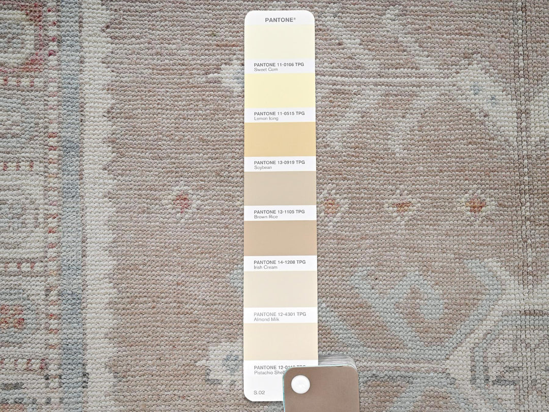 5'10" x 8'6" New Hand Knotted Pink Wool Rectangle Oriental Rug - MOA1021980