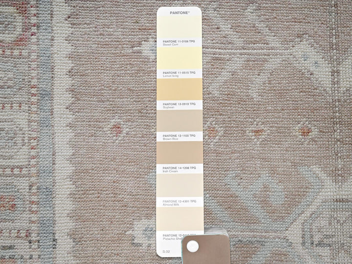 5'10" x 8'6" New Hand Knotted Pink Wool Rectangle Oriental Rug - MOA1021980