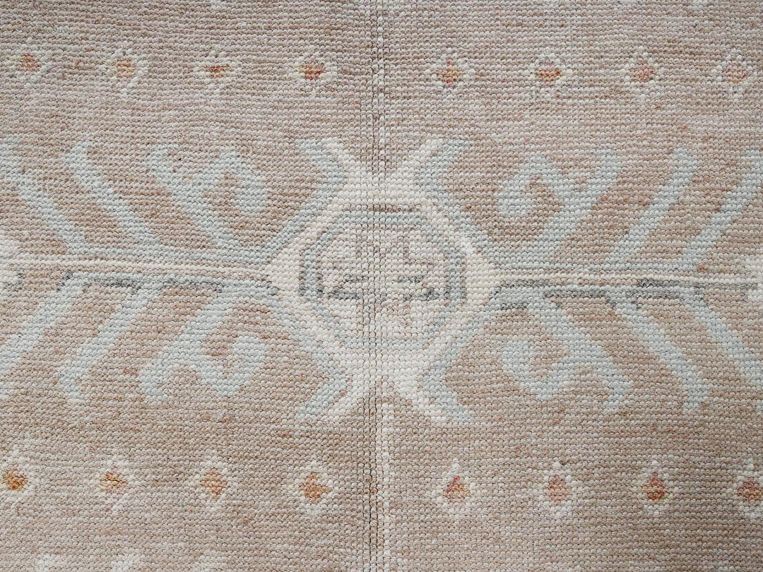 5'10" x 8'6" New Hand Knotted Pink Wool Rectangle Oriental Rug - MOA1021980