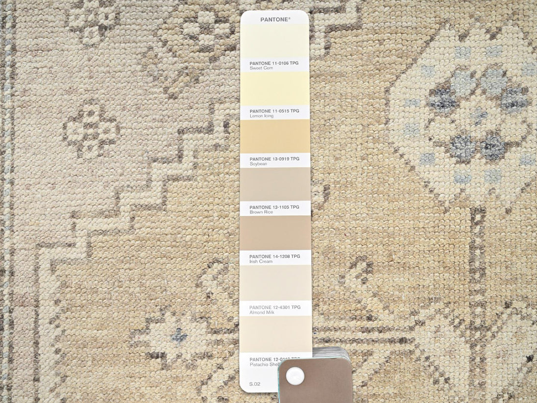 4'10" x 6'10" New Hand Knotted Brown Wool Rectangle Oriental Rug - MOA1021981