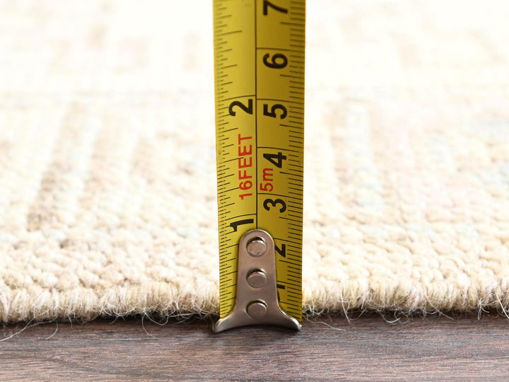 4'10" x 6'10" New Hand Knotted Brown Wool Rectangle Oriental Rug - MOA1021981