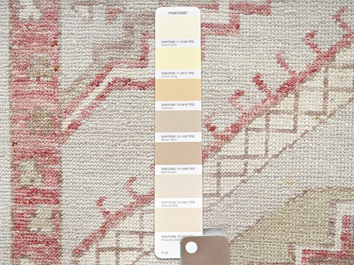 4'10" x 6'8" New Hand Knotted Grey Wool Rectangle Oriental Rug - MOA1021982