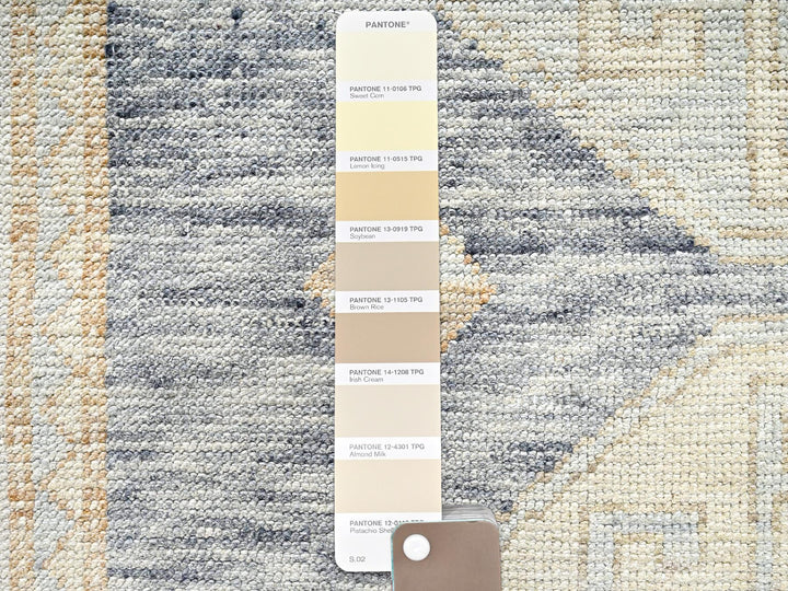 4'10" x 6'11" New Hand Knotted Black Wool Rectangle Oriental Rug - MOA1021983