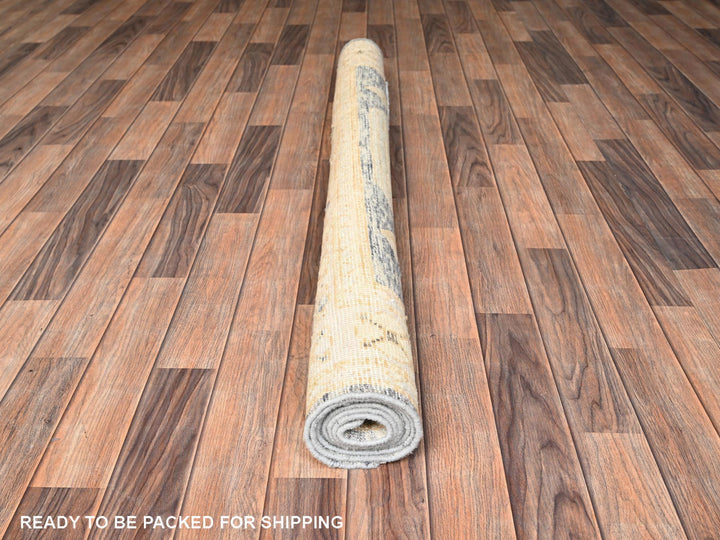 4'10" x 6'11" New Hand Knotted Black Wool Rectangle Oriental Rug - MOA1021983