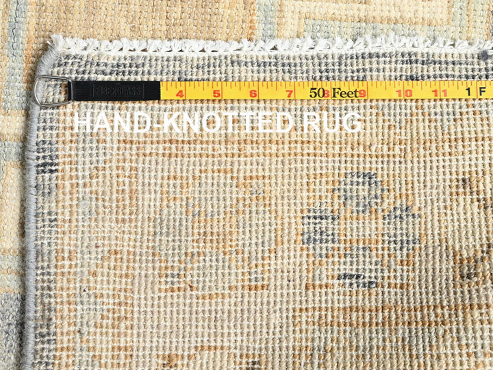 4'10" x 6'11" New Hand Knotted Black Wool Rectangle Oriental Rug - MOA1021983