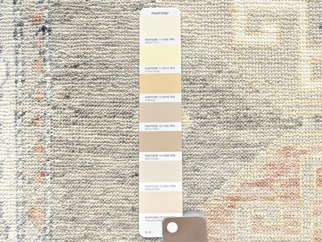 4'10" x 6'10" New Hand Knotted Brown Wool Rectangle Oriental Rug - MOA1021984