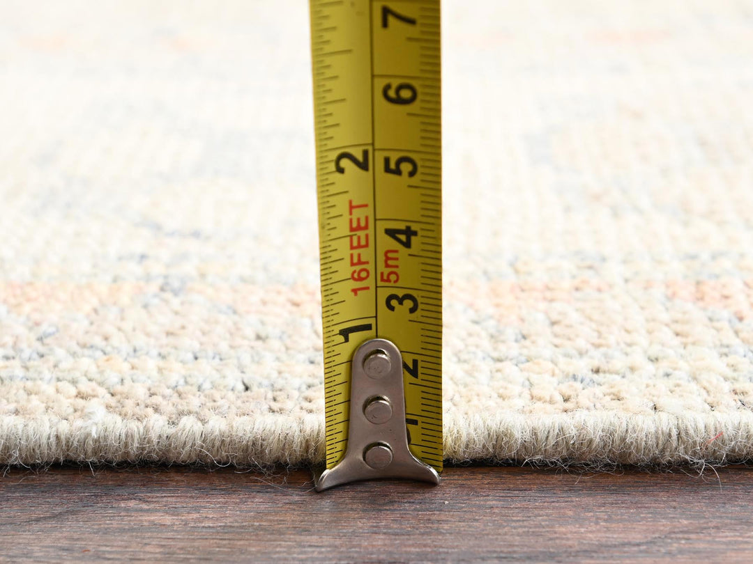 4'10" x 6'10" New Hand Knotted Brown Wool Rectangle Oriental Rug - MOA1021984