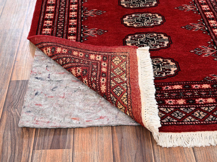 2'6" x 8'0" New Hand Knotted Red Wool Runner Oriental Rug - MOA1021990