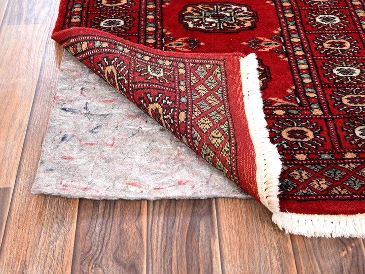 2'1" x 6'2" New Hand Knotted Red Wool Runner Oriental Rug - MOA1021997