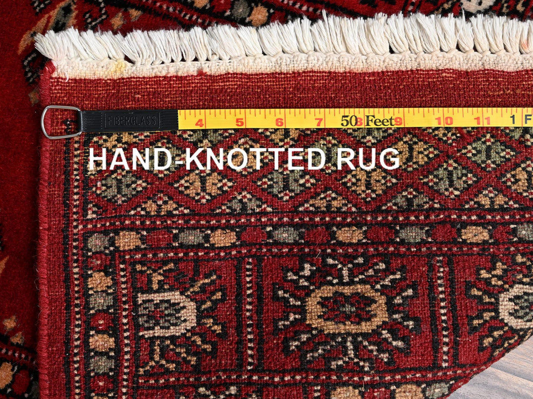 2'1" x 6'2" New Hand Knotted Red Wool Runner Oriental Rug - MOA1021997
