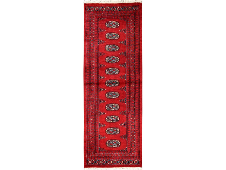 2'0" x 6'0" New Hand Knotted Red Wool Runner Oriental Rug - MOA1021998