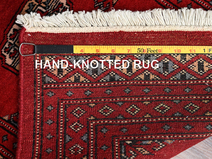 2'0" x 6'0" New Hand Knotted Red Wool Runner Oriental Rug - MOA1021998