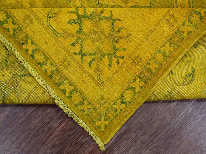 7'6" x 9'5" New Hand Knotted Overdyed Wool Rectangle Oriental Rug - MOA10220009