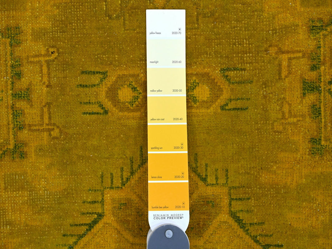 7'6" x 9'5" New Hand Knotted Overdyed Wool Rectangle Oriental Rug - MOA10220009
