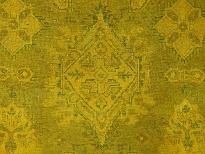 7'6" x 9'5" New Hand Knotted Overdyed Wool Rectangle Oriental Rug - MOA10220009