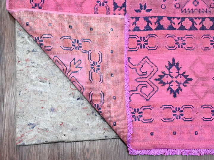 7'10" x 9'7" New Hand Knotted Overdyed Wool Rectangle Oriental Rug - MOA10220011