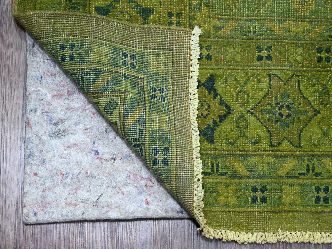 8'0" x 9'6" New Hand Knotted Overdyed Wool Rectangle Oriental Rug - MOA10220012