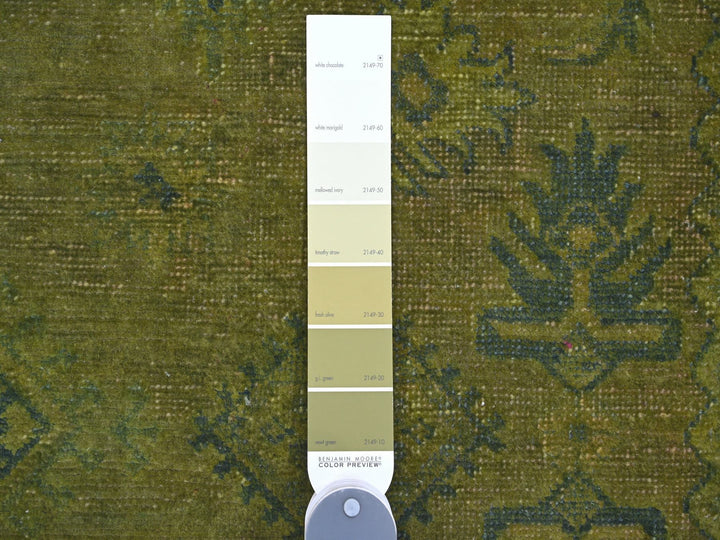 8'0" x 9'6" New Hand Knotted Overdyed Wool Rectangle Oriental Rug - MOA10220012