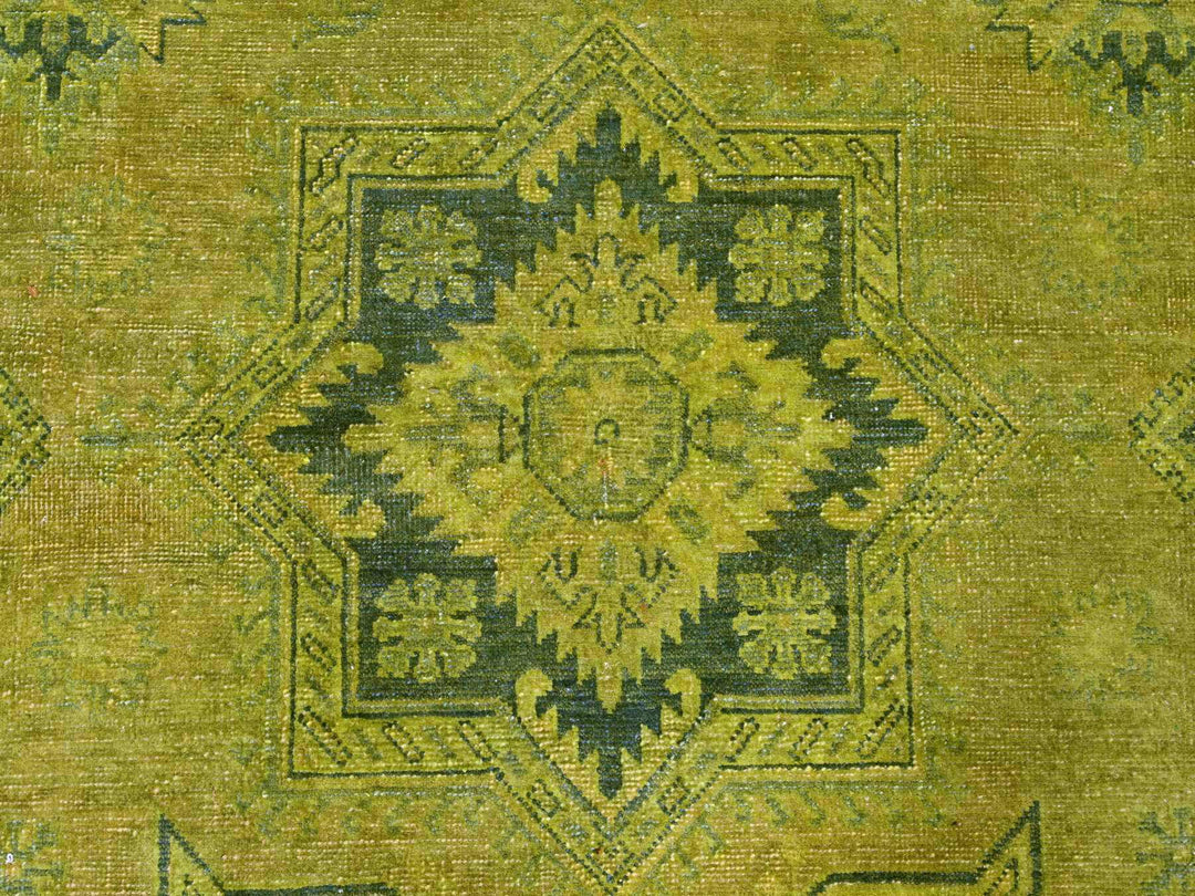 8'0" x 9'6" New Hand Knotted Overdyed Wool Rectangle Oriental Rug - MOA10220012